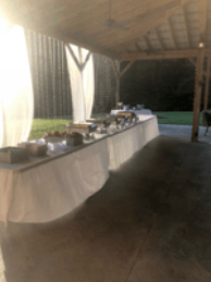 Catering Table Full of Food